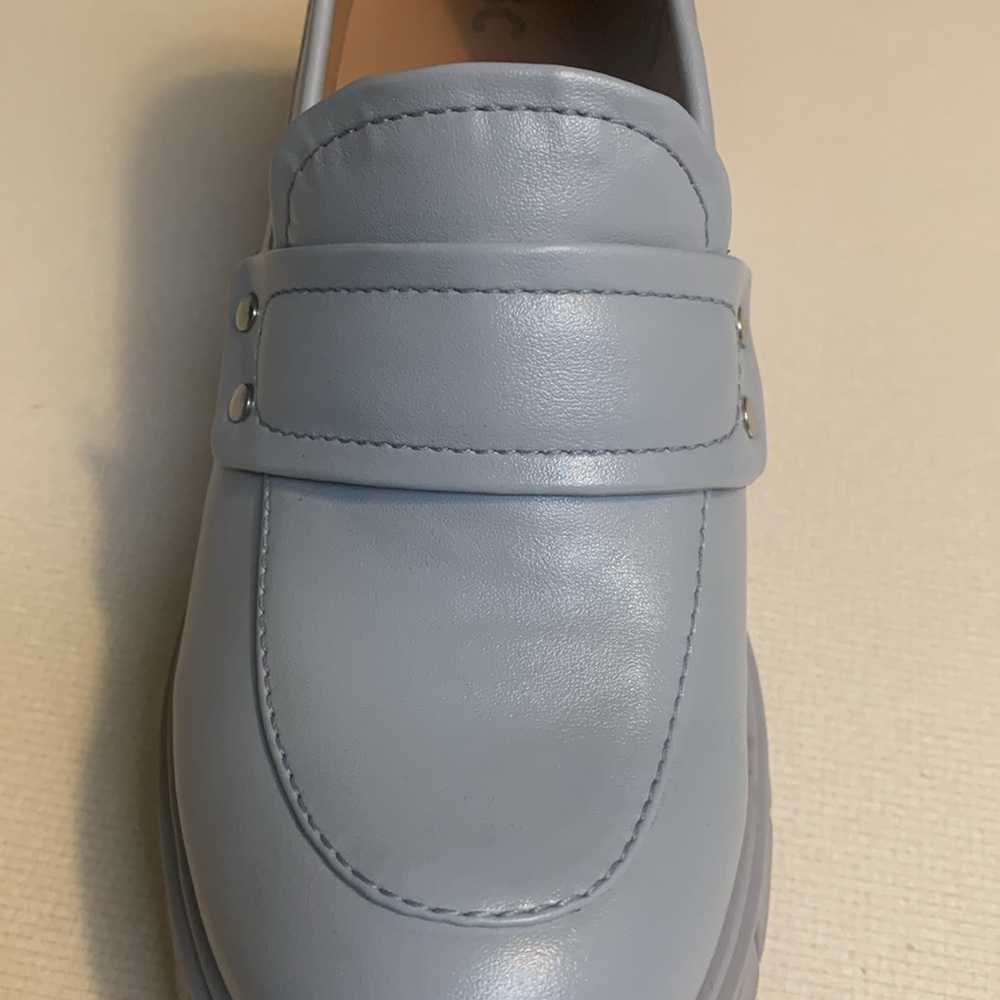 BC Footwear Light Blue Loafers - Picture 3 of 8